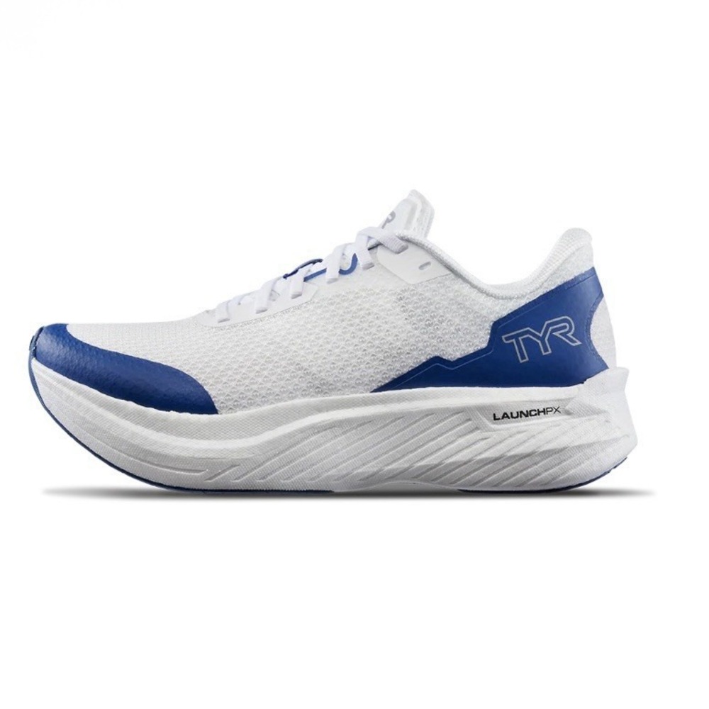 TYR Valkyrie‎ Speedworks Men's 13 Running Race Training Shoes White Blue NWOB!
